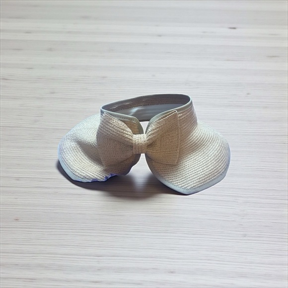 Chic Tan Wide Visor OS 🎀 INC • Sun & Style Ready! - Picture 3 of 4